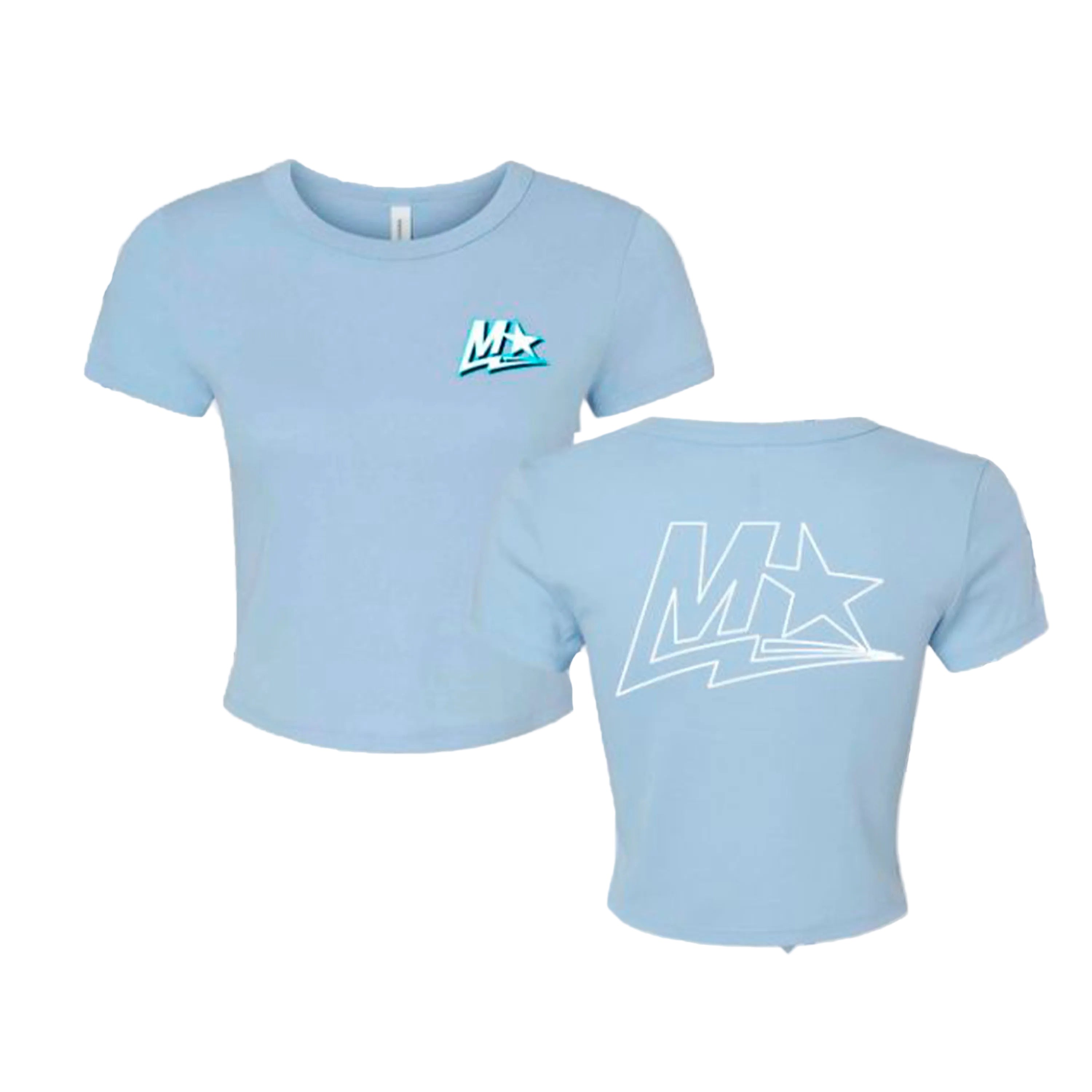 Mets Womens Fitted Crop Top