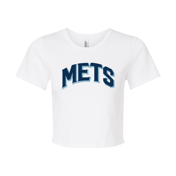 2026 Women's Mets Cropped Tee